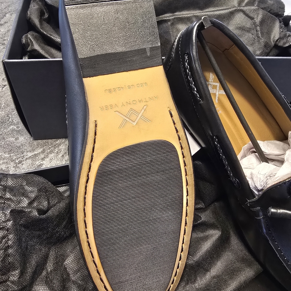 Anthony Veer black Franklin loafer